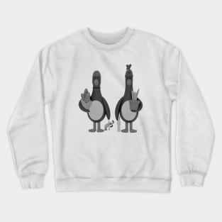 Feathers Mcgraw Penguin Black White Crewneck Sweatshirt